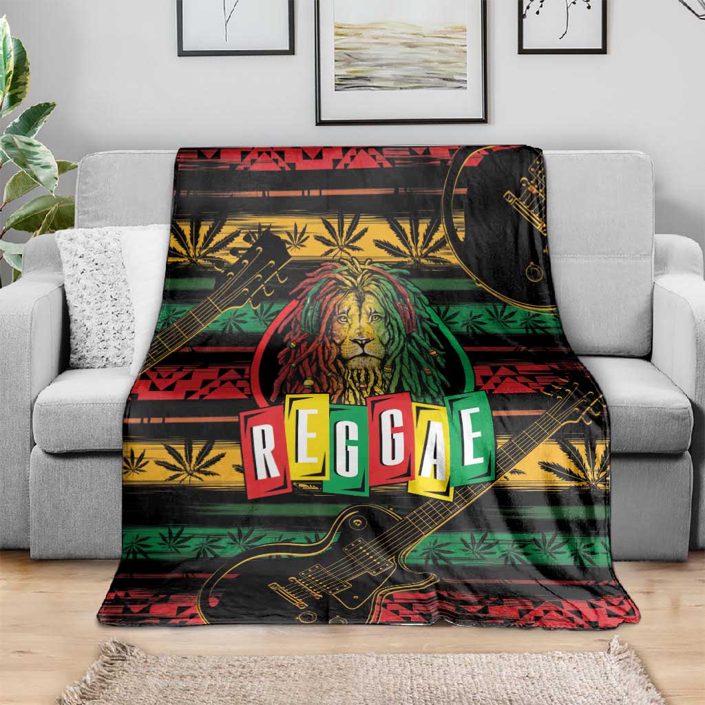 International Reggae Day Blanket Rastafarian Lion Legend of Reggae LT01