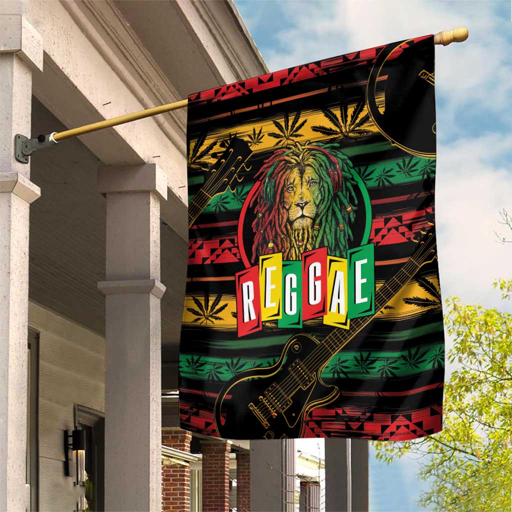 International Reggae Day Garden Flag Rastafarian Lion Legend of Reggae LT01