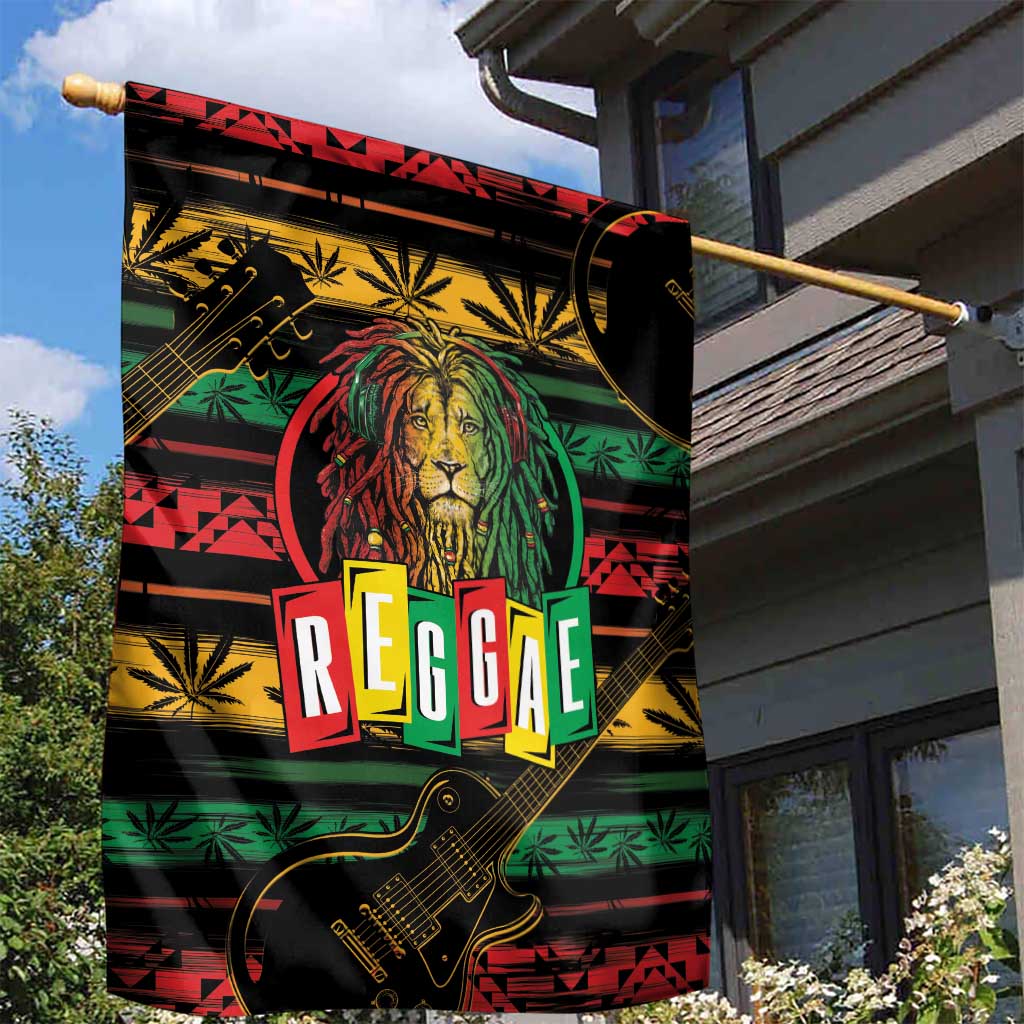 International Reggae Day Garden Flag Rastafarian Lion Legend of Reggae LT01