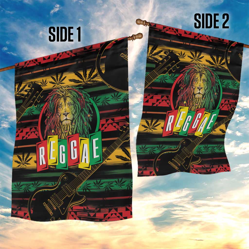 International Reggae Day Garden Flag Rastafarian Lion Legend of Reggae LT01