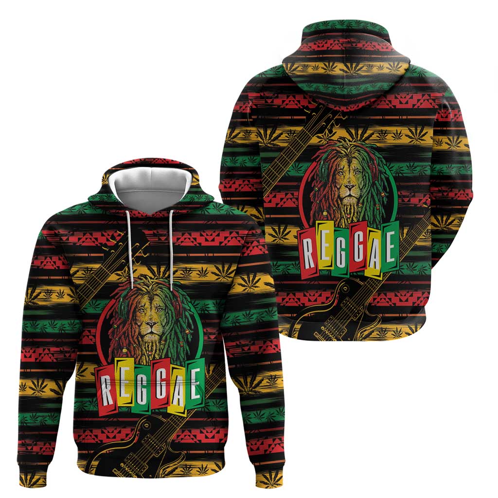 International Reggae Day Hoodie Rastafarian Lion Legend of Reggae LT01