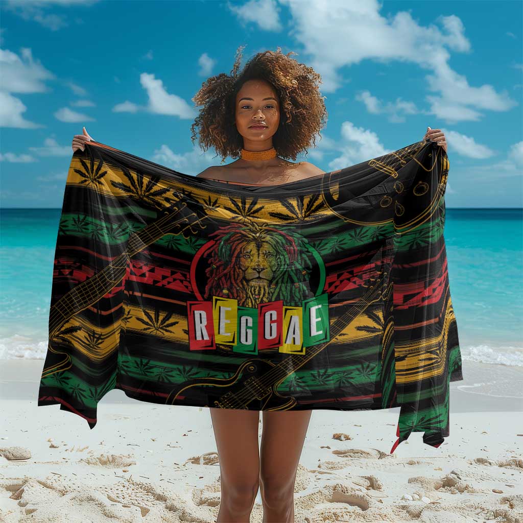 International Reggae Day Sarong Rastafarian Lion Legend of Reggae LT01