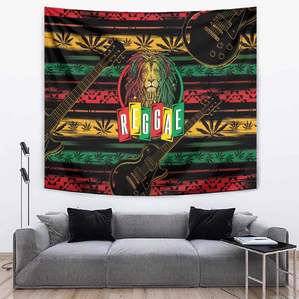International Reggae Day Tapestry Rastafarian Lion Legend of Reggae LT01