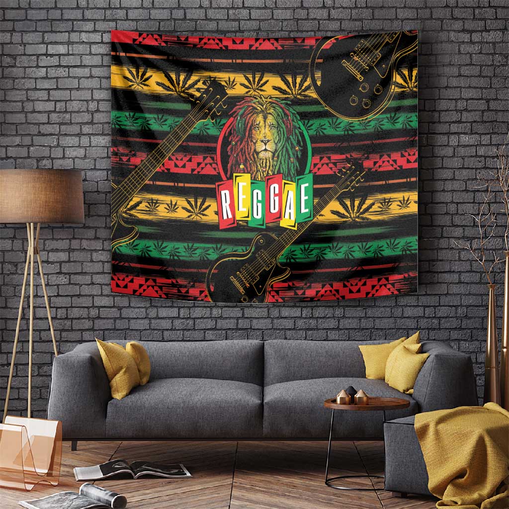 International Reggae Day Tapestry Rastafarian Lion Legend of Reggae LT01