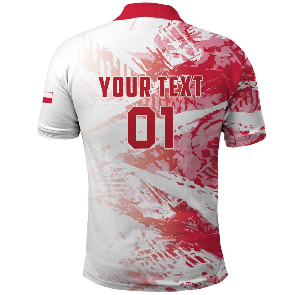 Custom Poland 2024 Football Polo Shirt Orly Go Champions LT01
