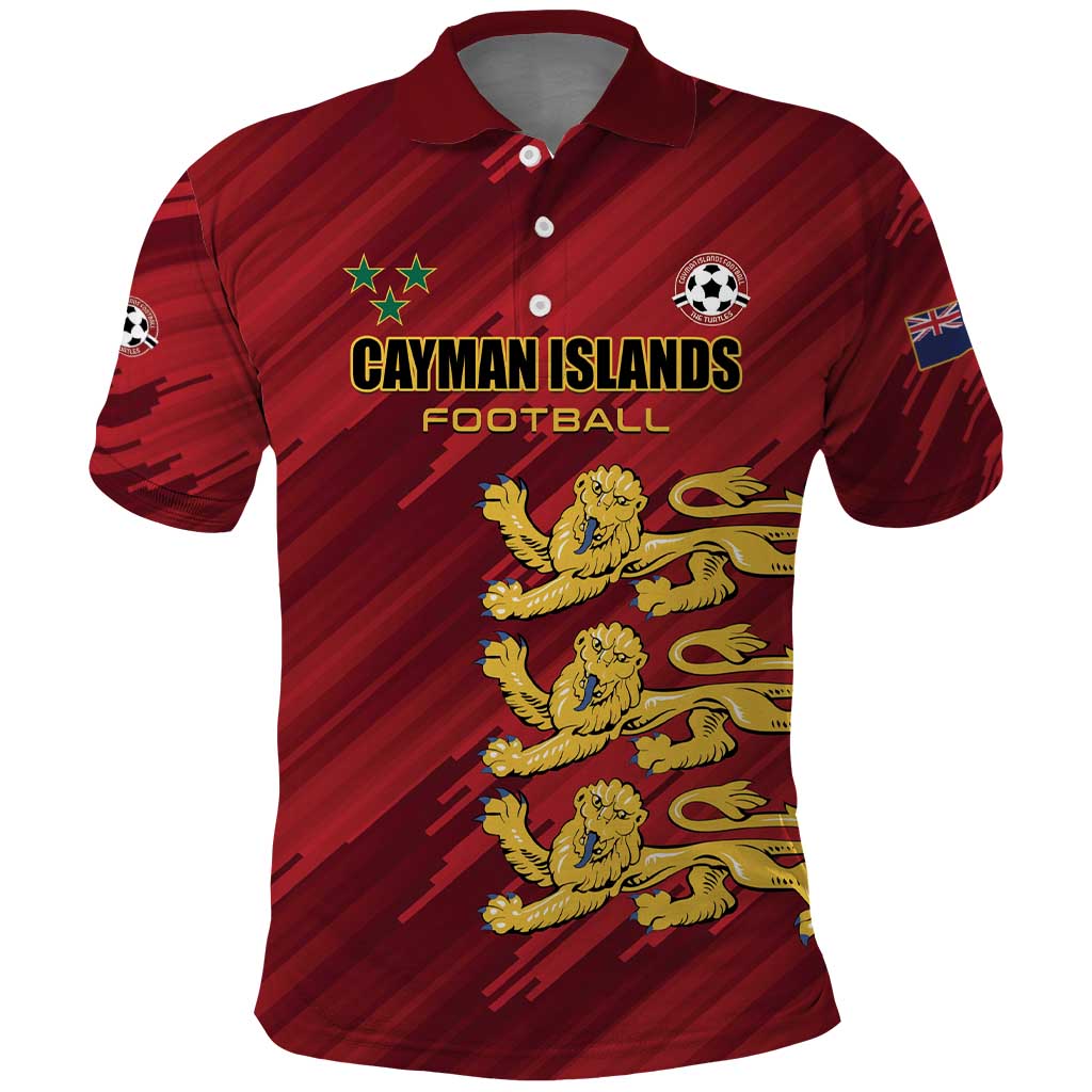 Custom Football Cayman Islands Polo Shirt The Turtles Come On LT01