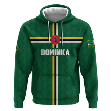 Custom Football Dominica Hoodie Los Pericos Go Champions LT01