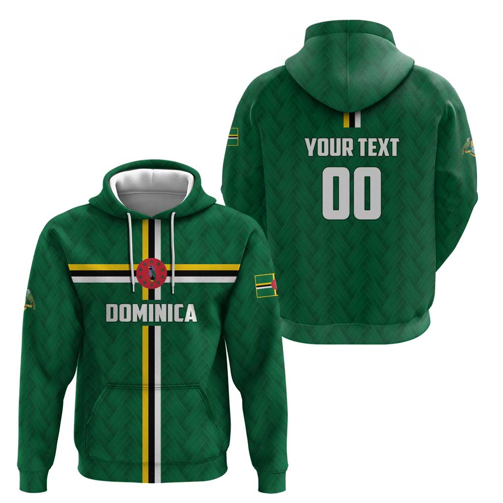 Custom Football Dominica Hoodie Los Pericos Go Champions LT01