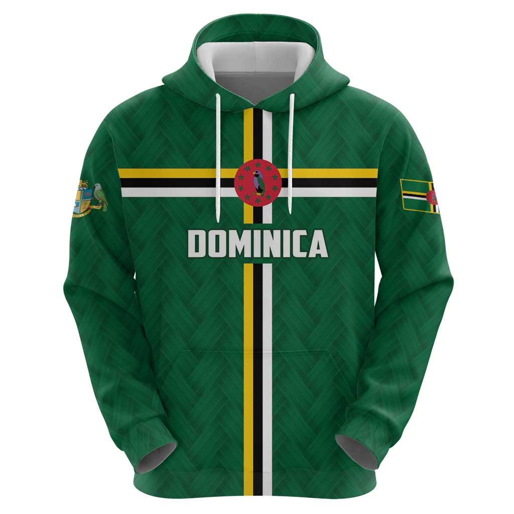 Custom Football Dominica Hoodie Los Pericos Go Champions LT01