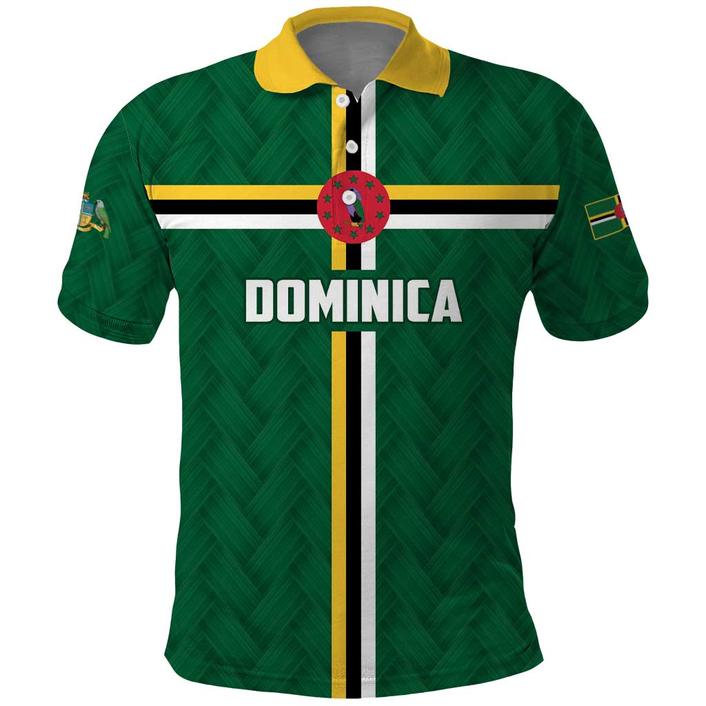Custom Football Dominica Polo Shirt Los Pericos Go Champions LT01