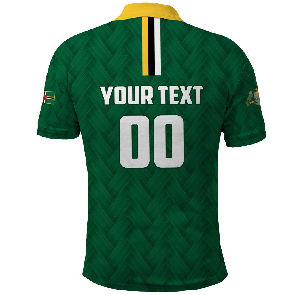 Custom Football Dominica Polo Shirt Los Pericos Go Champions LT01