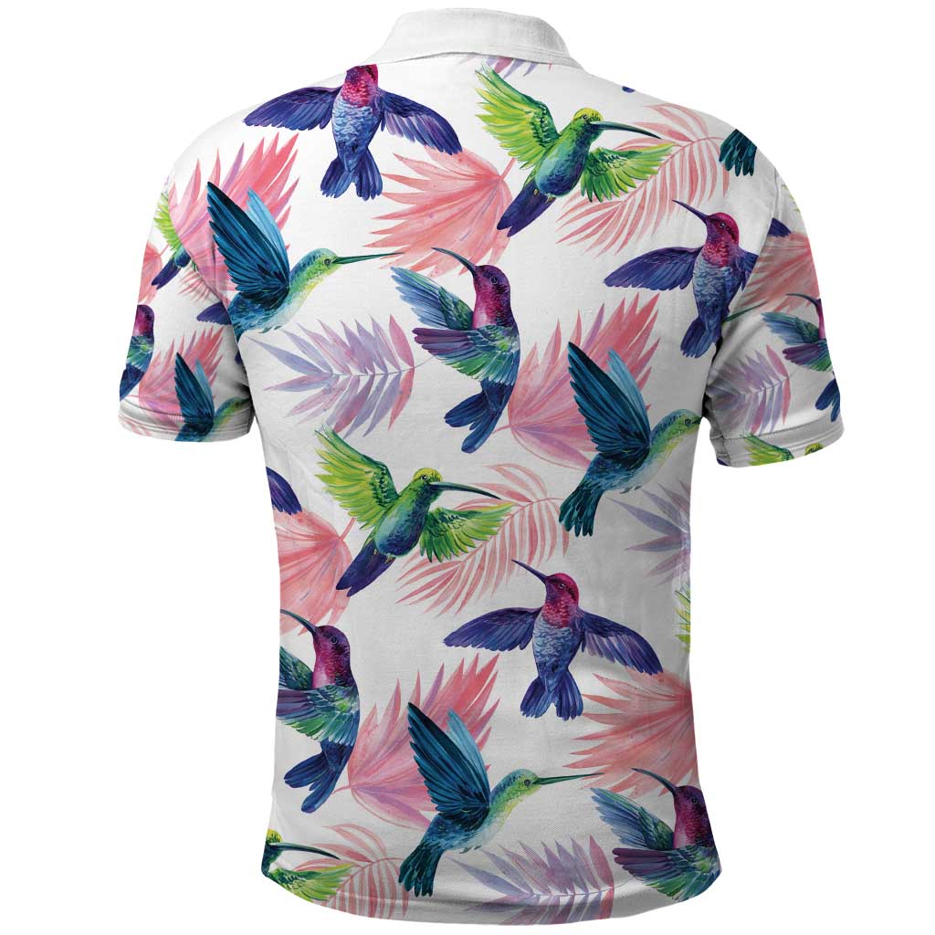 Hummingbirds Colorful Polo Shirt Unique Stylized LT01