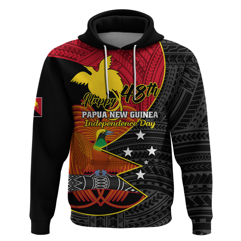 Papua New Guinea Independence Day Hoodie Happy PNG 48th Anniversary LT01