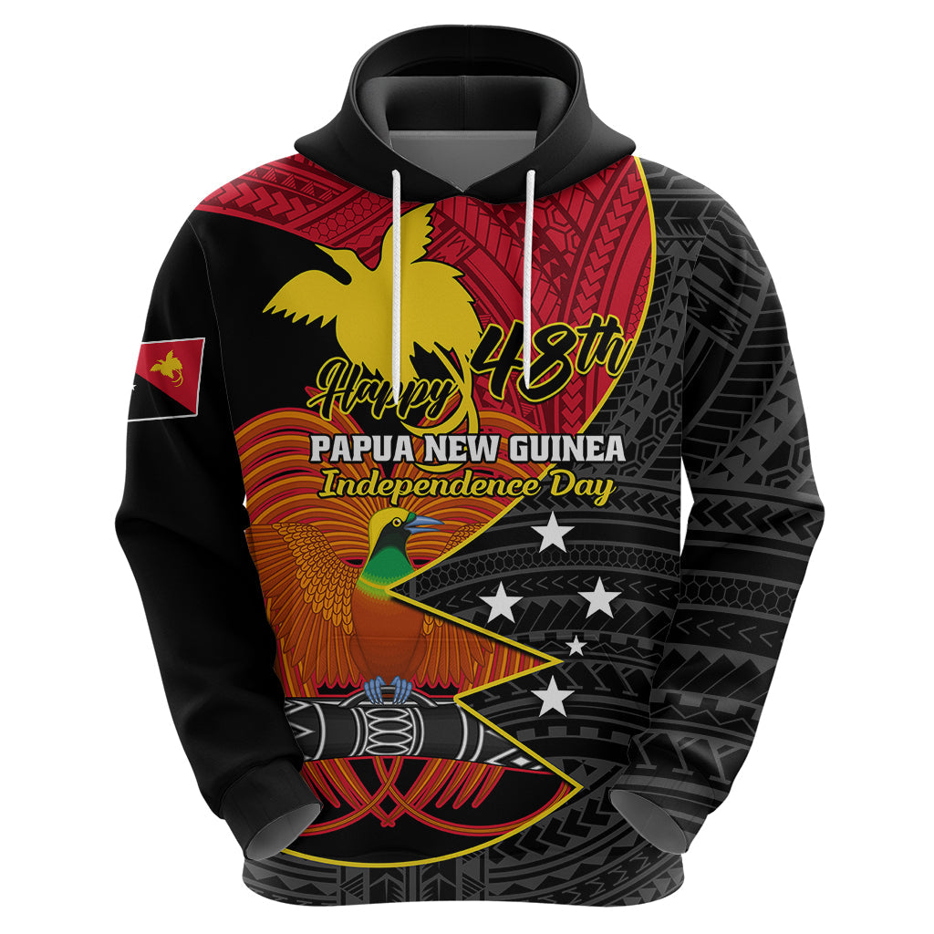 Papua New Guinea Independence Day Hoodie Happy PNG 48th Anniversary LT01