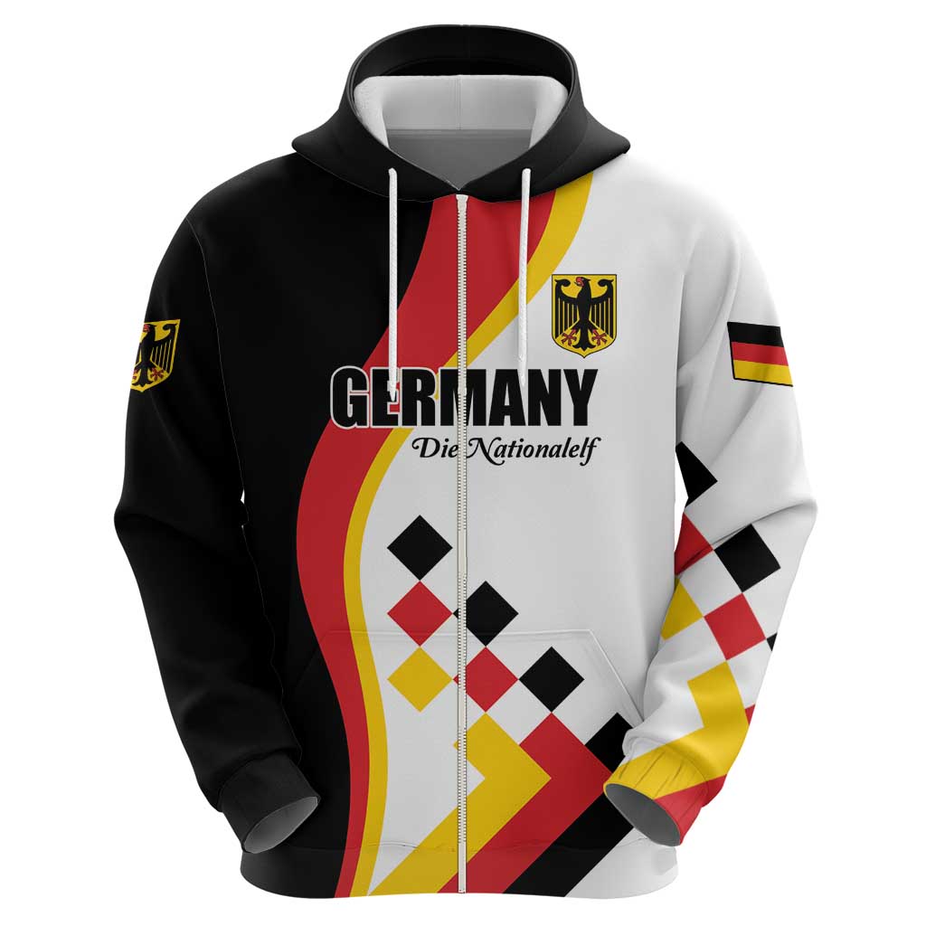 Custom Germany Football Hoodie Auf gehts Deutschland Girls LT01