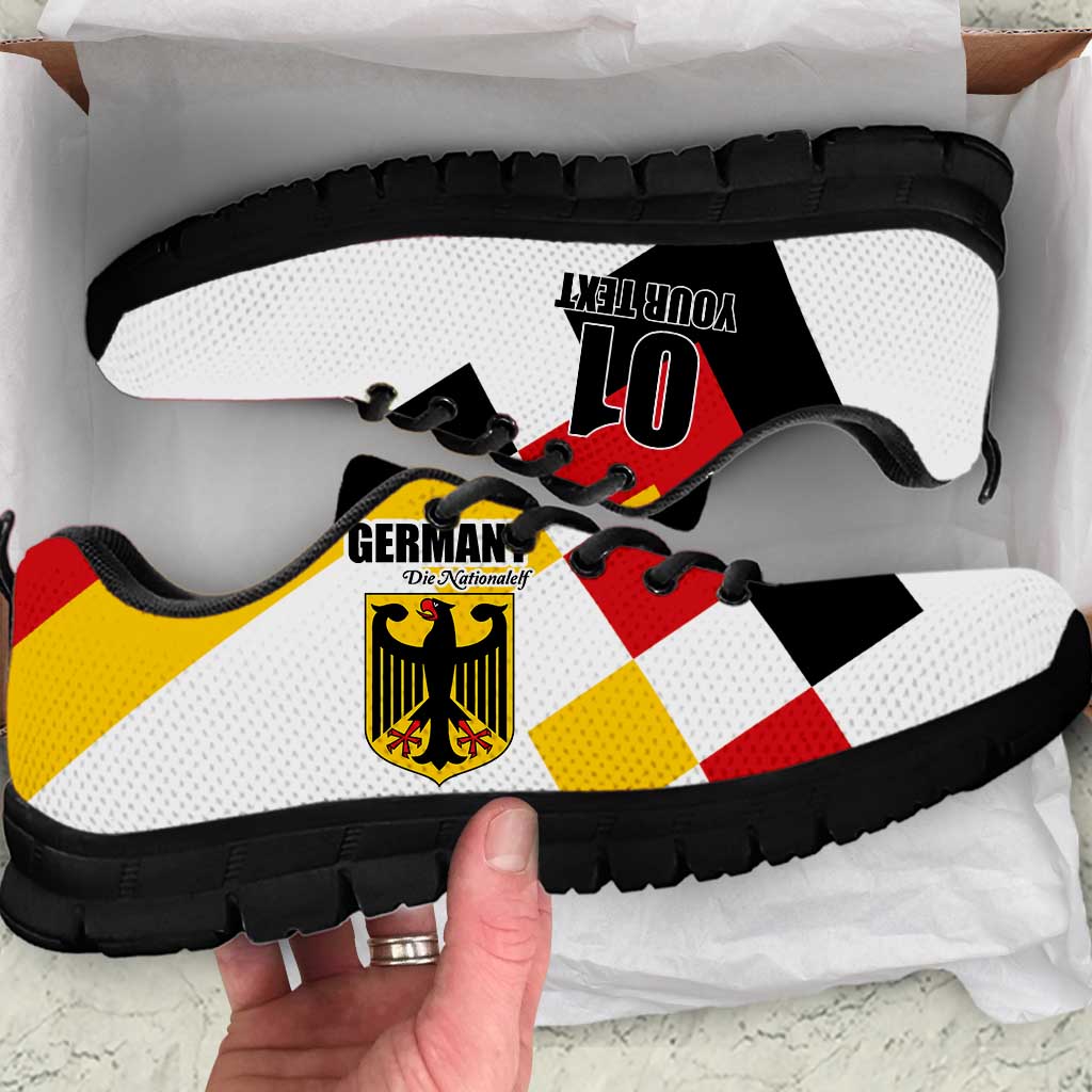Custom Germany Football Sneakers Auf gehts Deutschland Girls LT01