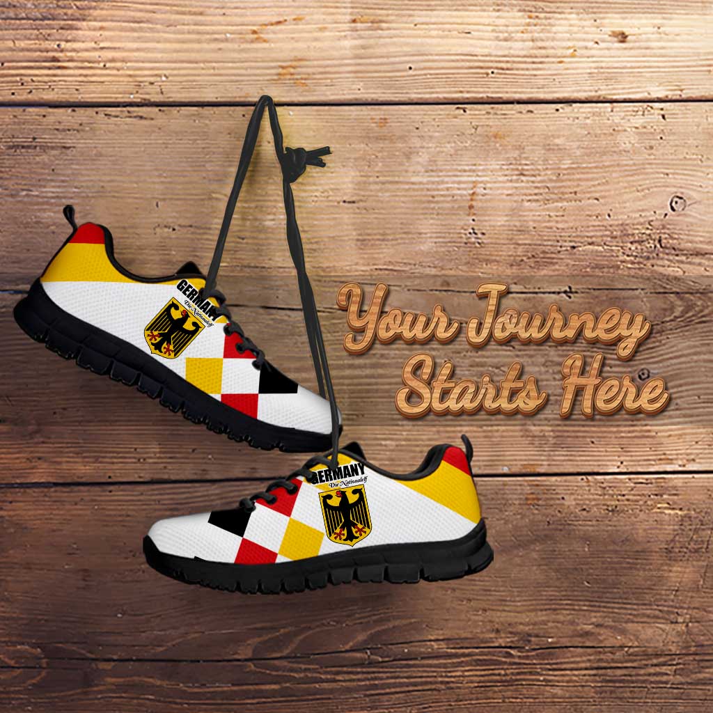 Custom Germany Football Sneakers Auf gehts Deutschland Girls LT01