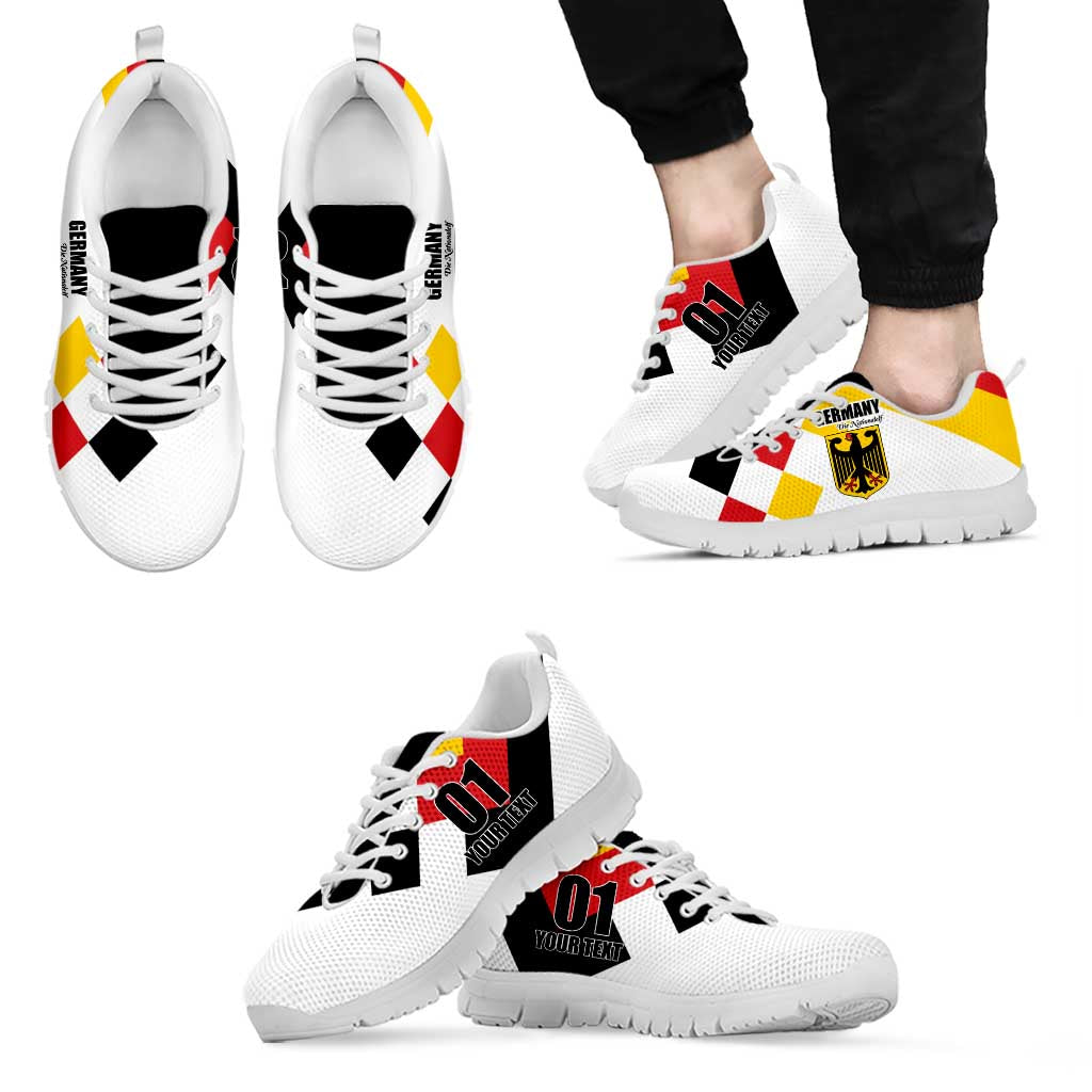 Custom Germany Football Sneakers Auf gehts Deutschland Girls LT01