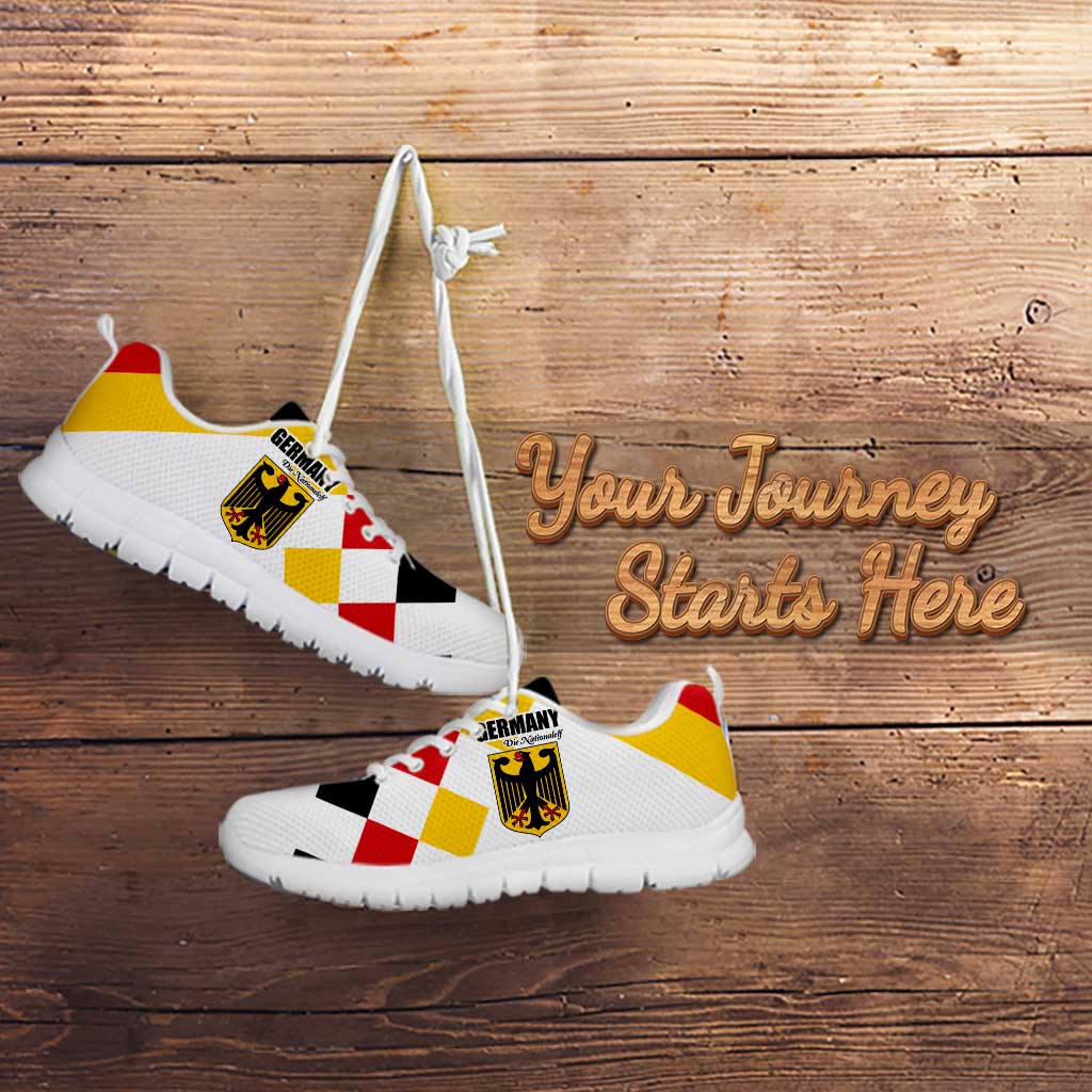 Custom Germany Football Sneakers Auf gehts Deutschland Girls LT01