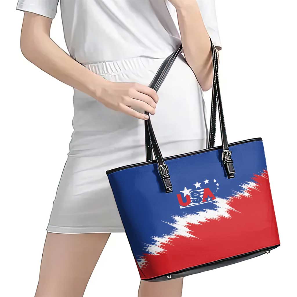 USA Soccer Leather Tote Bag Always Possible Todo Es Posible LT01