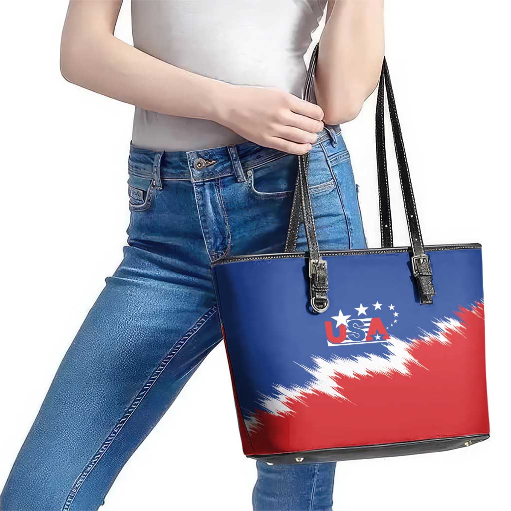 USA Soccer Leather Tote Bag Always Possible Todo Es Posible LT01