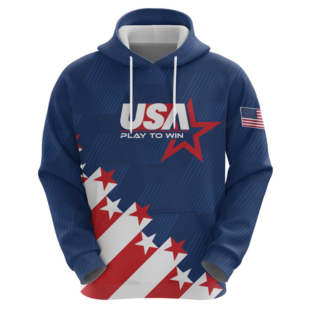 Custom USA Soccer Hoodie Play To Win LT01
