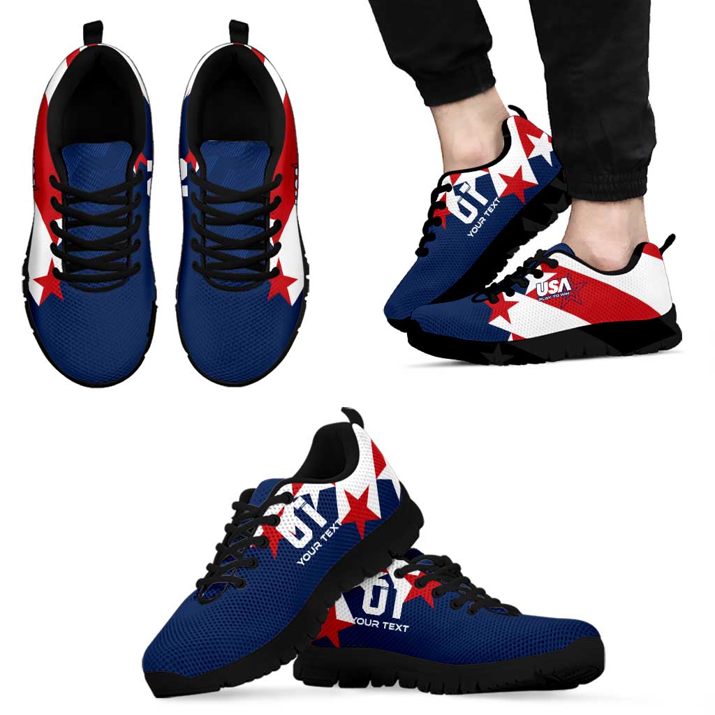 Custom USA Soccer Sneakers Play To Win LT01