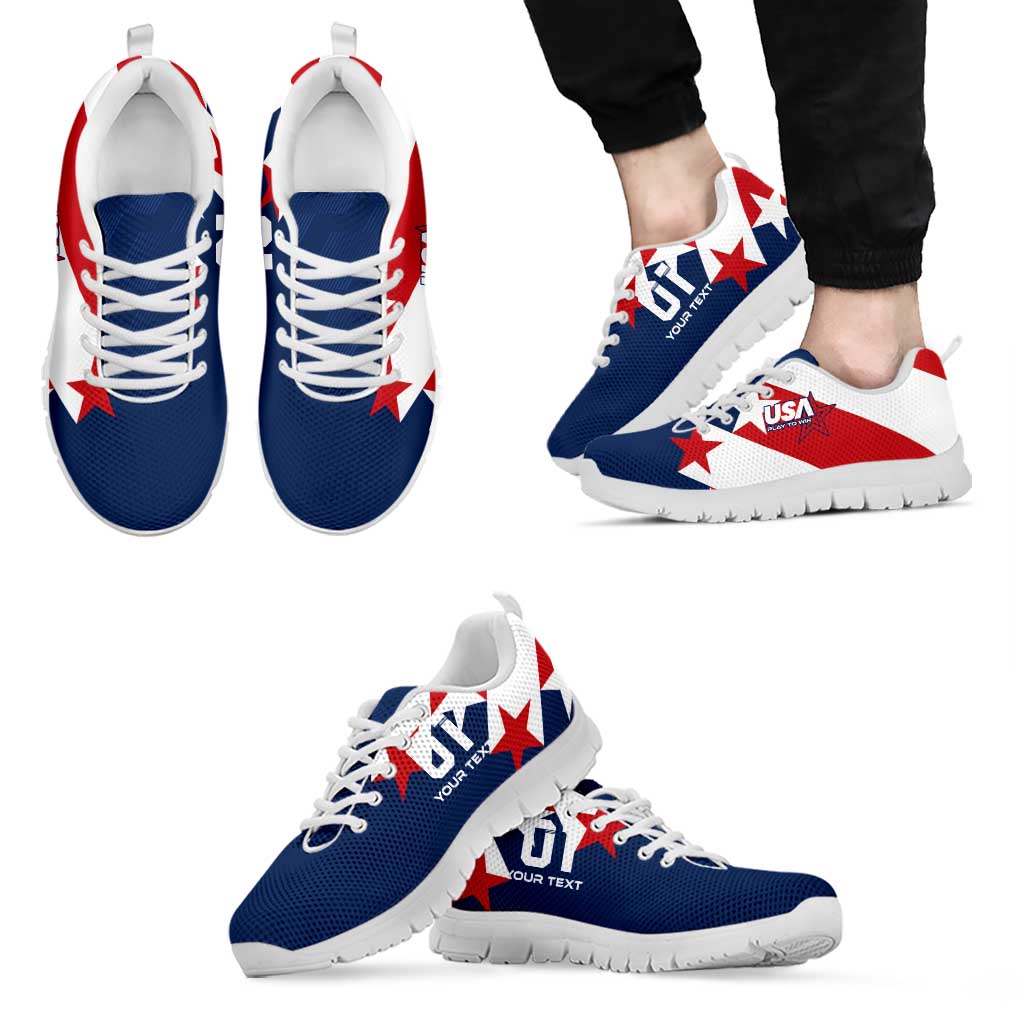 Custom USA Soccer Sneakers Play To Win LT01