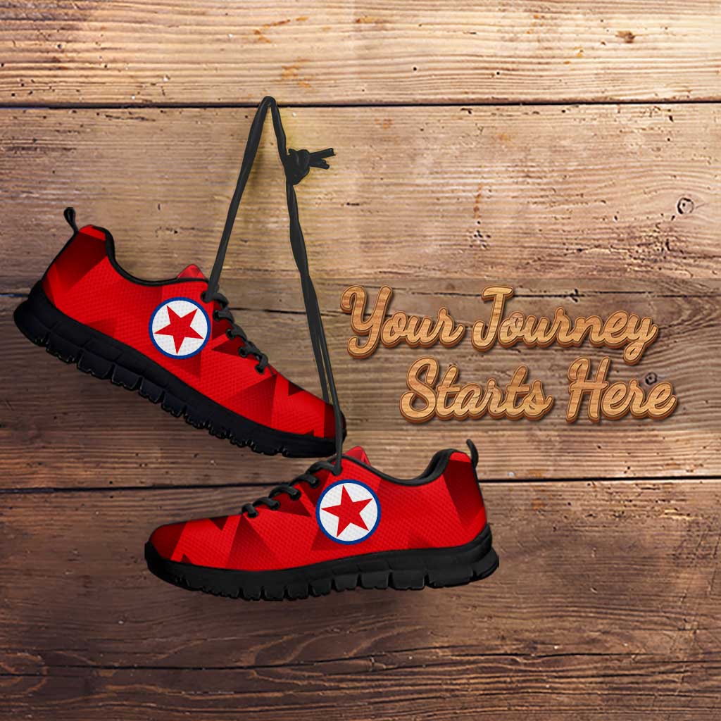 Custom North Korea Football Sneakers Go Champion LT01