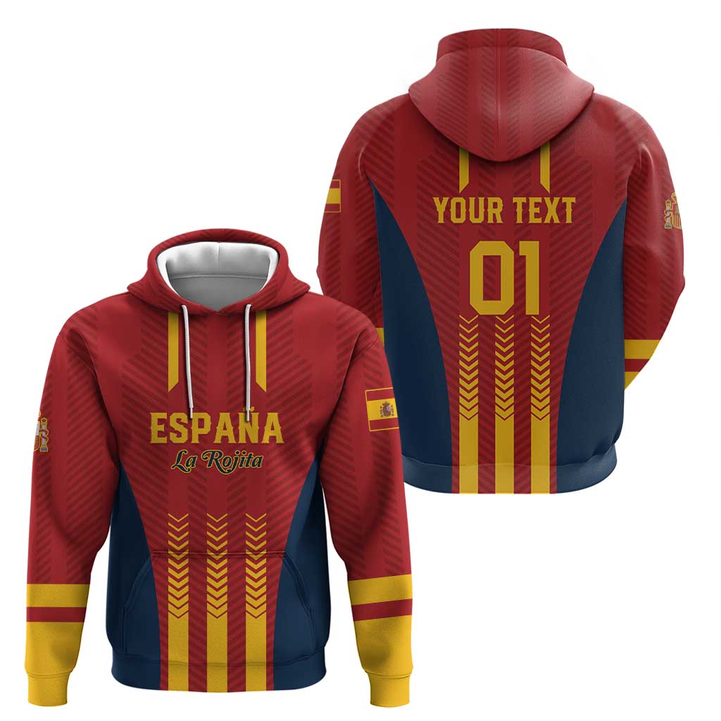 Custom Spain Football Hoodie Go La Rojita LT01