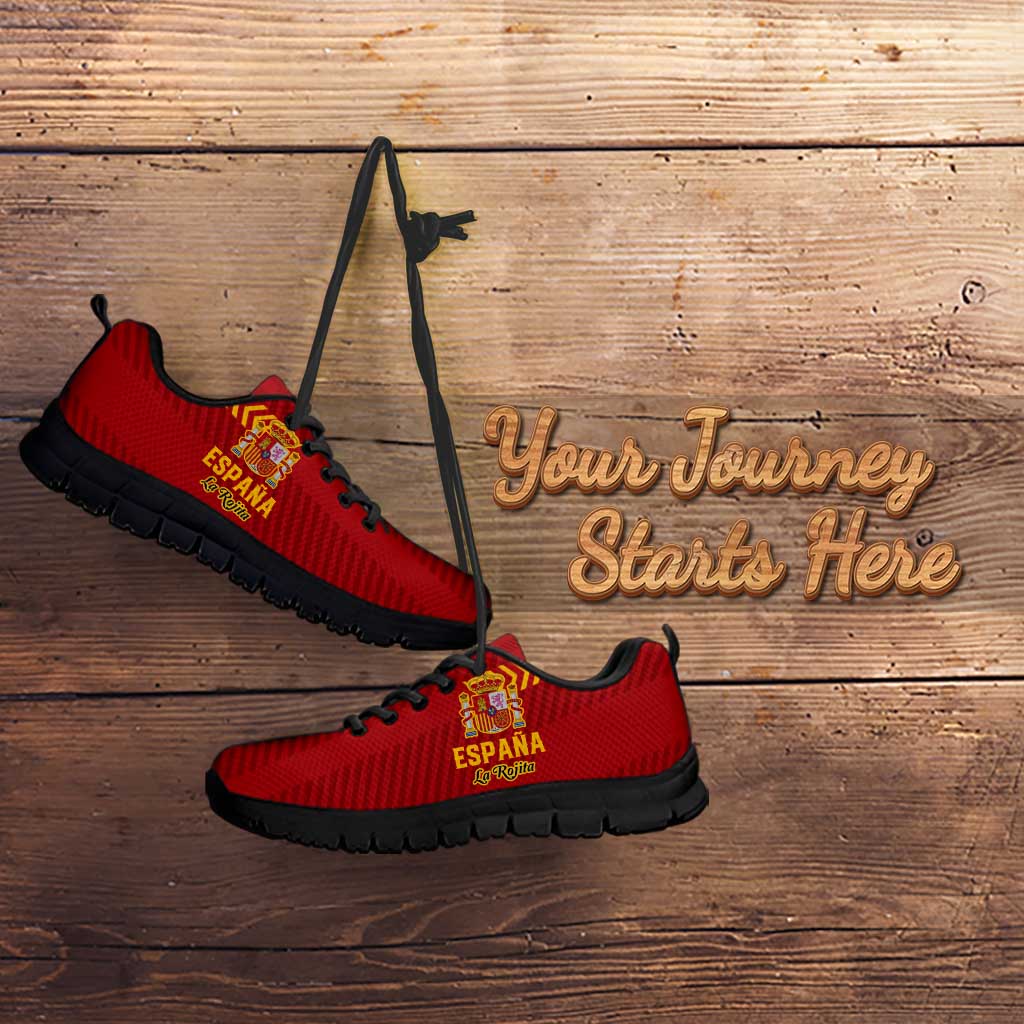 Custom Spain Football Sneakers Go La Rojita LT01