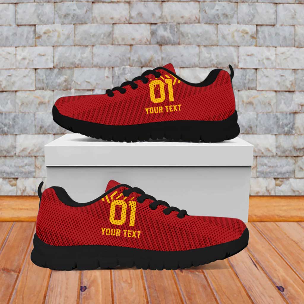 Custom Spain Football Sneakers Go La Rojita LT01