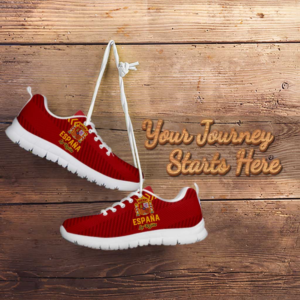 Custom Spain Football Sneakers Go La Rojita LT01