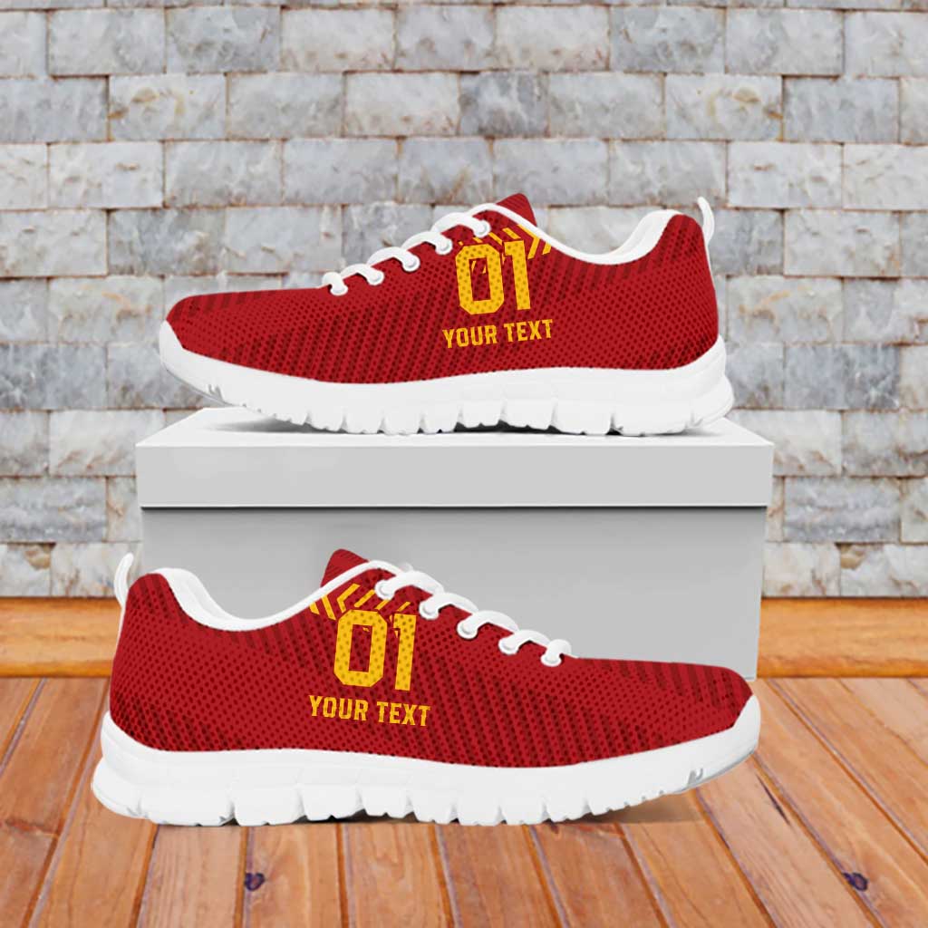 Custom Spain Football Sneakers Go La Rojita LT01