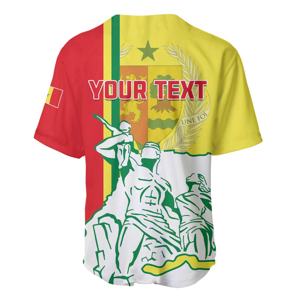 Senegal Independence Day Baseball Jersey - Un Peuple, Un But, Une Foi, 64th Anniversary LT01