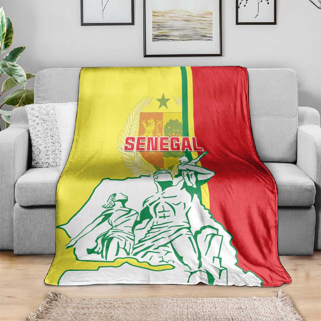 Senegal Independence Day Blanket - Un Peuple, Un But, Une Foi, 64th Anniversary LT01