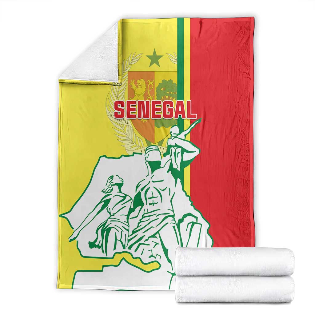 Senegal Independence Day Blanket - Un Peuple, Un But, Une Foi, 64th Anniversary LT01