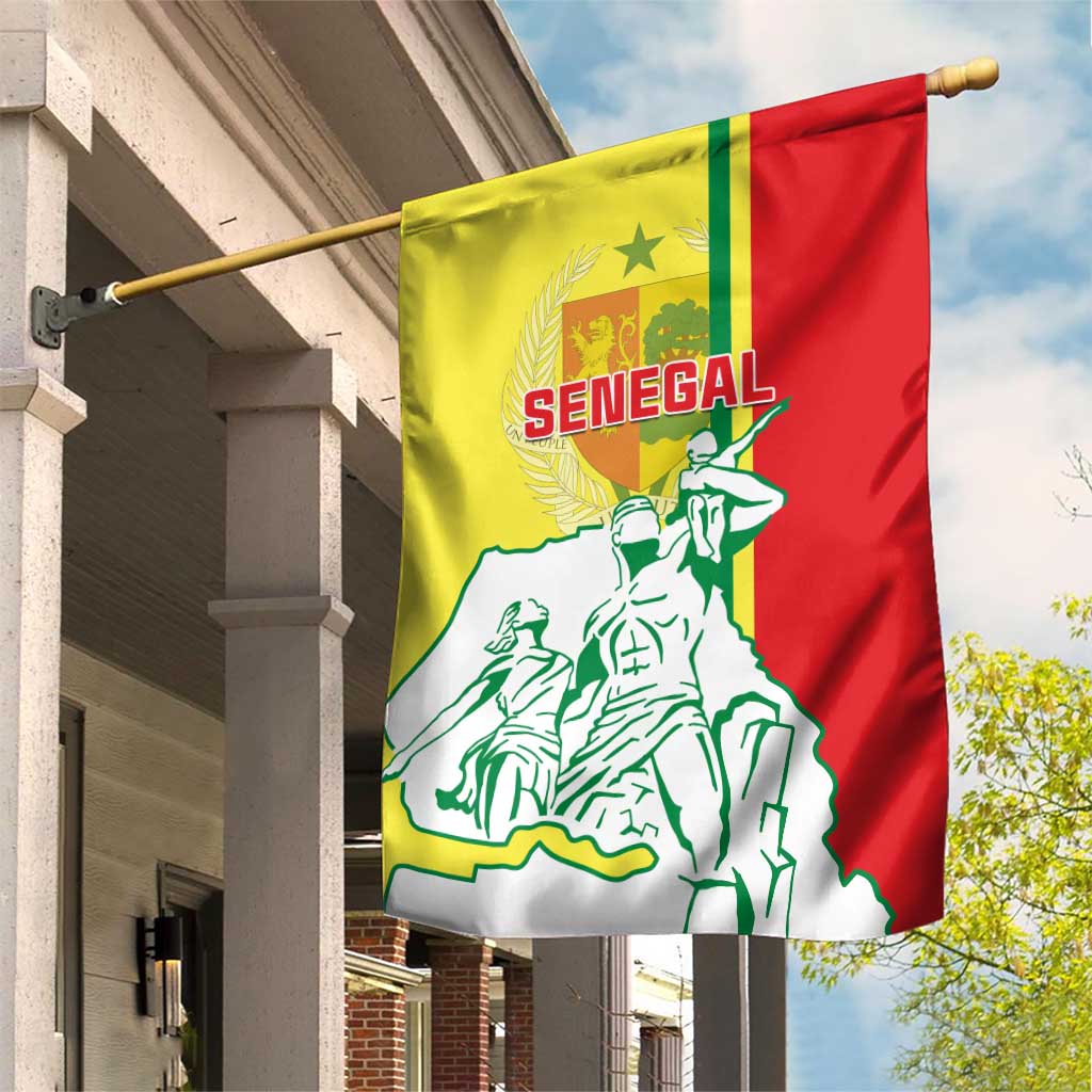 Senegal Independence Day Garden Flag - Un Peuple, Un But, Une Foi, 64th Anniversary LT01