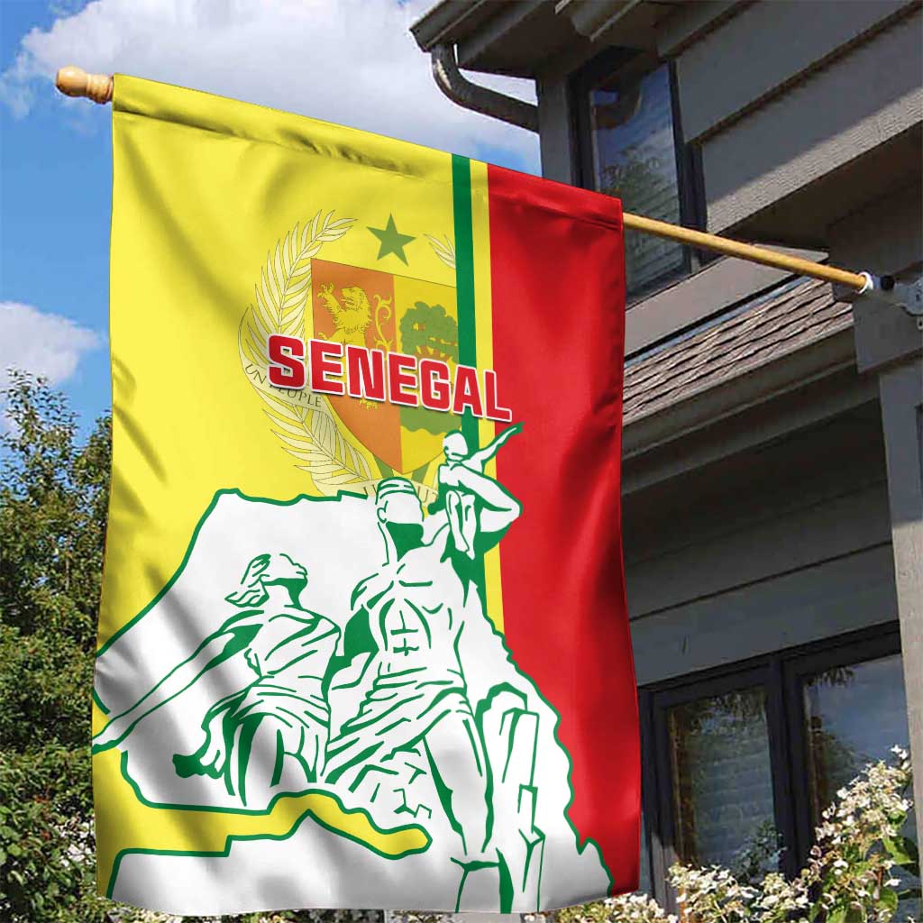 Senegal Independence Day Garden Flag - Un Peuple, Un But, Une Foi, 64th Anniversary LT01