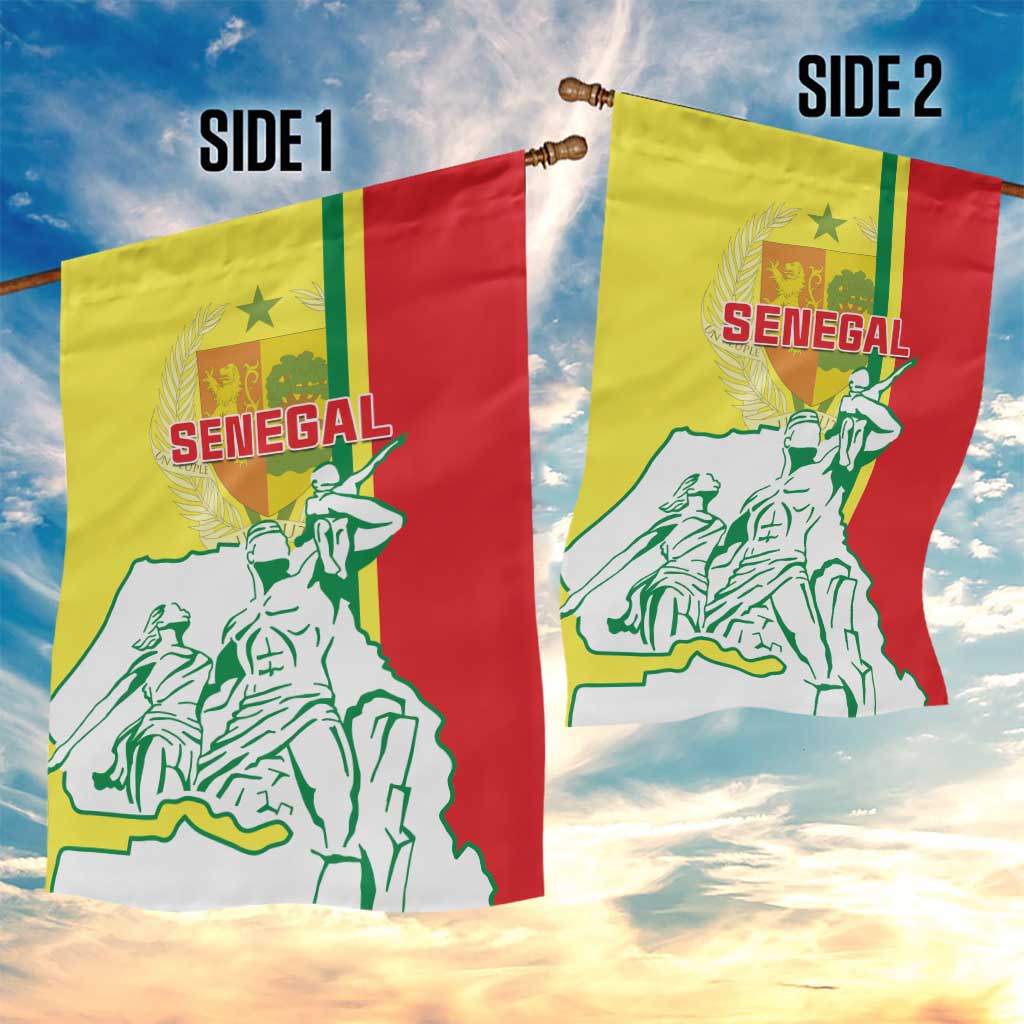 Senegal Independence Day Garden Flag - Un Peuple, Un But, Une Foi, 64th Anniversary LT01