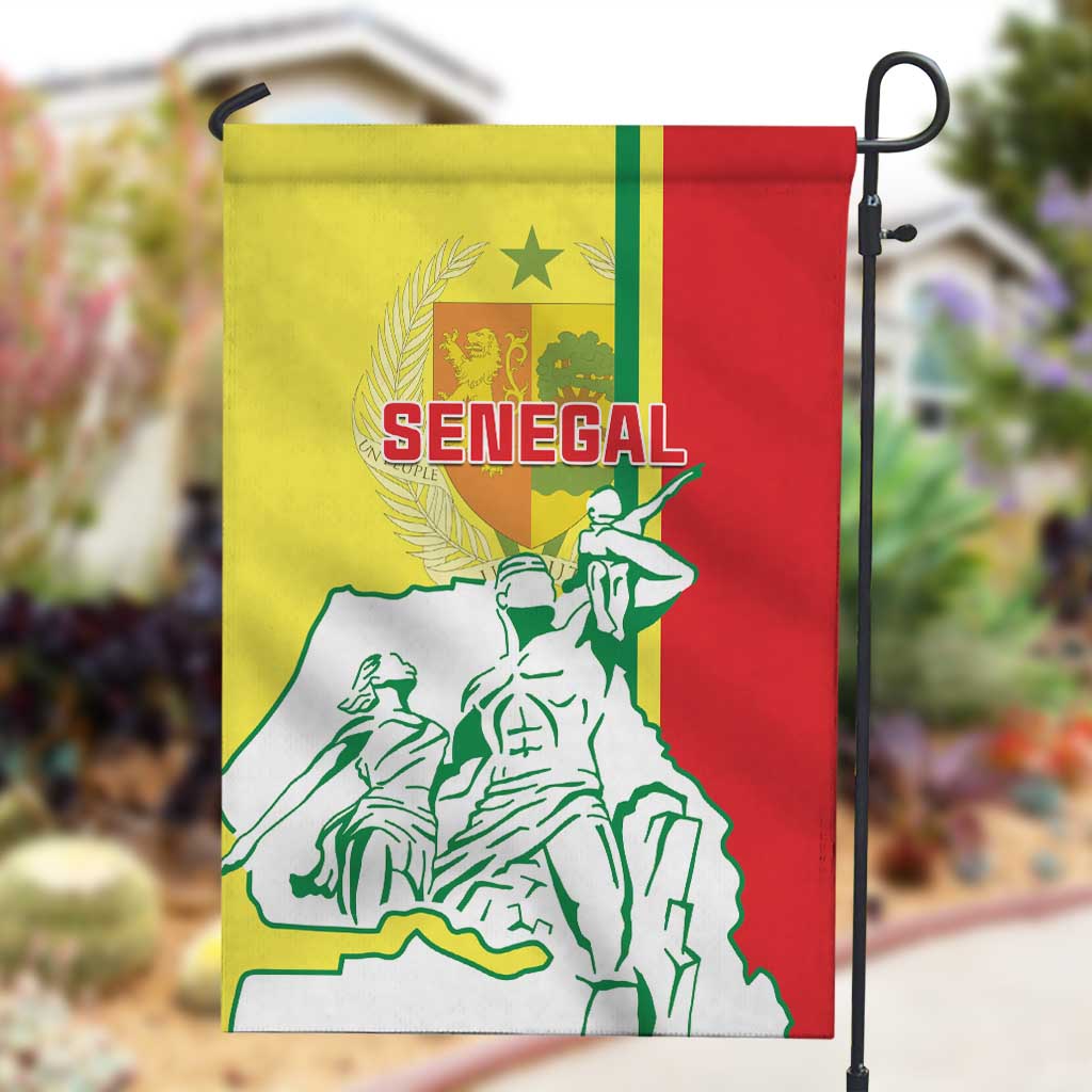 Senegal Independence Day Garden Flag - Un Peuple, Un But, Une Foi, 64th Anniversary LT01