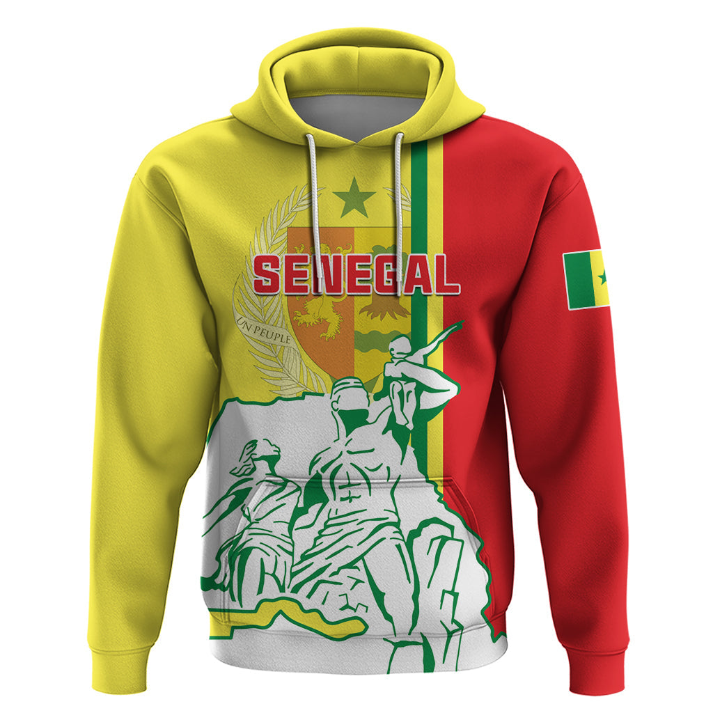 Senegal Independence Day Hoodie Un Peuple Un But Une Foi 64th Anniversary LT01