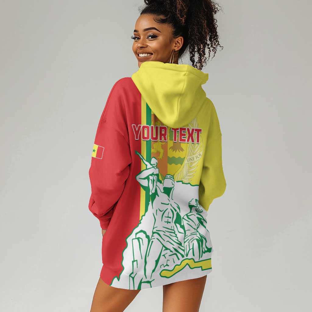 Senegal Independence Day Hoodie Dress - Un Peuple, Un But, Une Foi, 64th Anniversary LT01