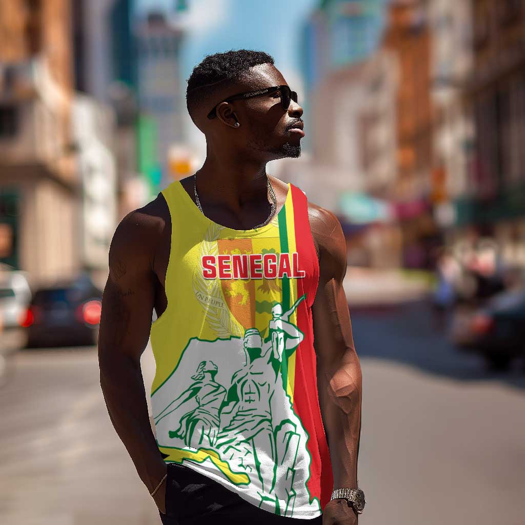 Senegal Independence Day Men Tank Top - Un Peuple, Un But, Une Foi, 64th Anniversary LT01