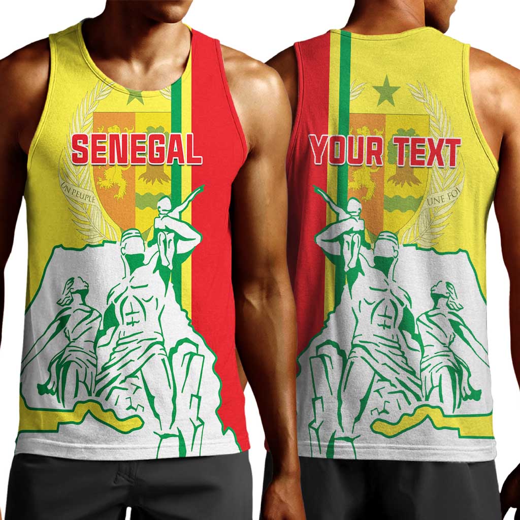 Senegal Independence Day Men Tank Top - Un Peuple, Un But, Une Foi, 64th Anniversary LT01