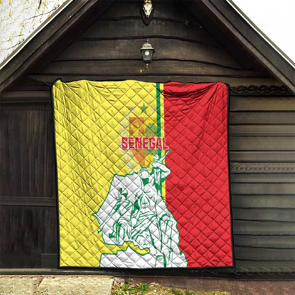 Senegal Independence Day Quilt - Un Peuple, Un But, Une Foi, 64th Anniversary LT01