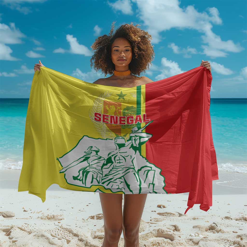 Senegal Independence Day Sarong - Un Peuple, Un But, Une Foi, 64th Anniversary LT01