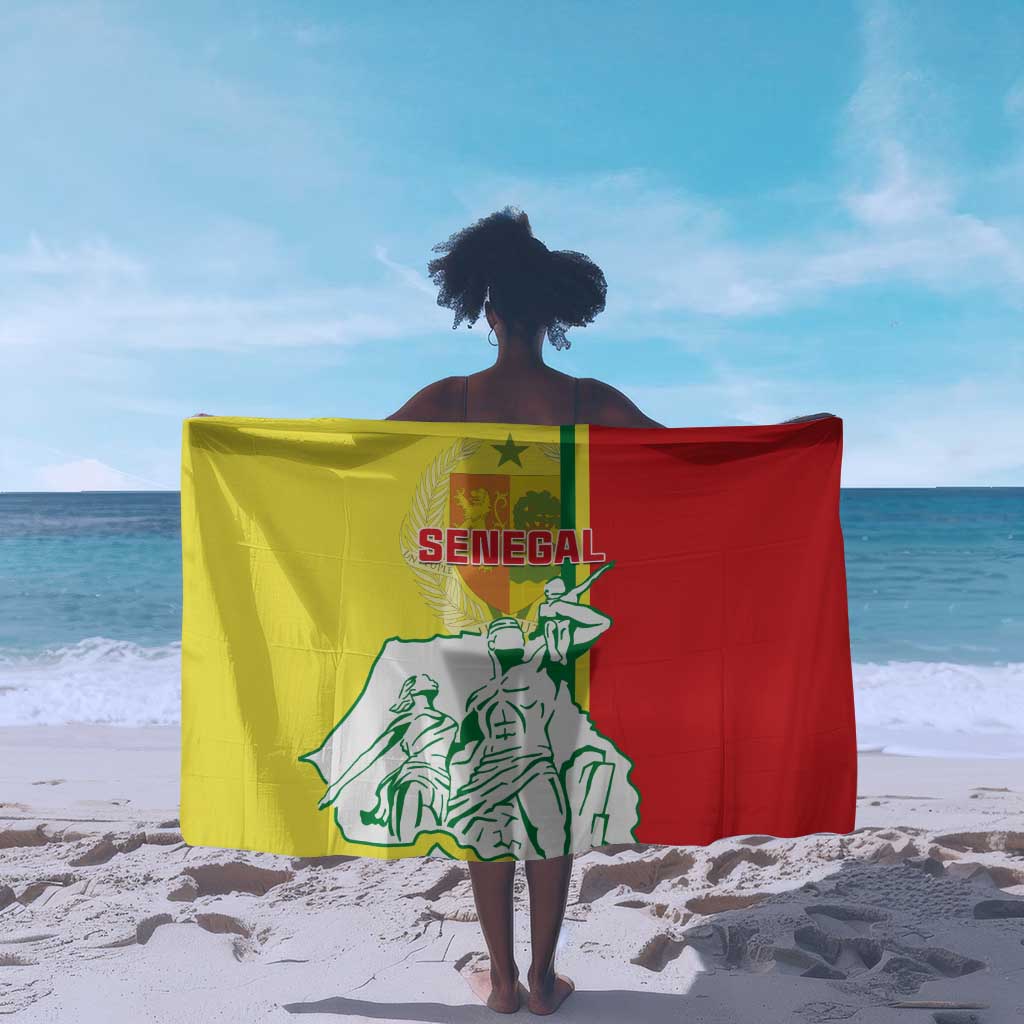 Senegal Independence Day Sarong - Un Peuple, Un But, Une Foi, 64th Anniversary LT01