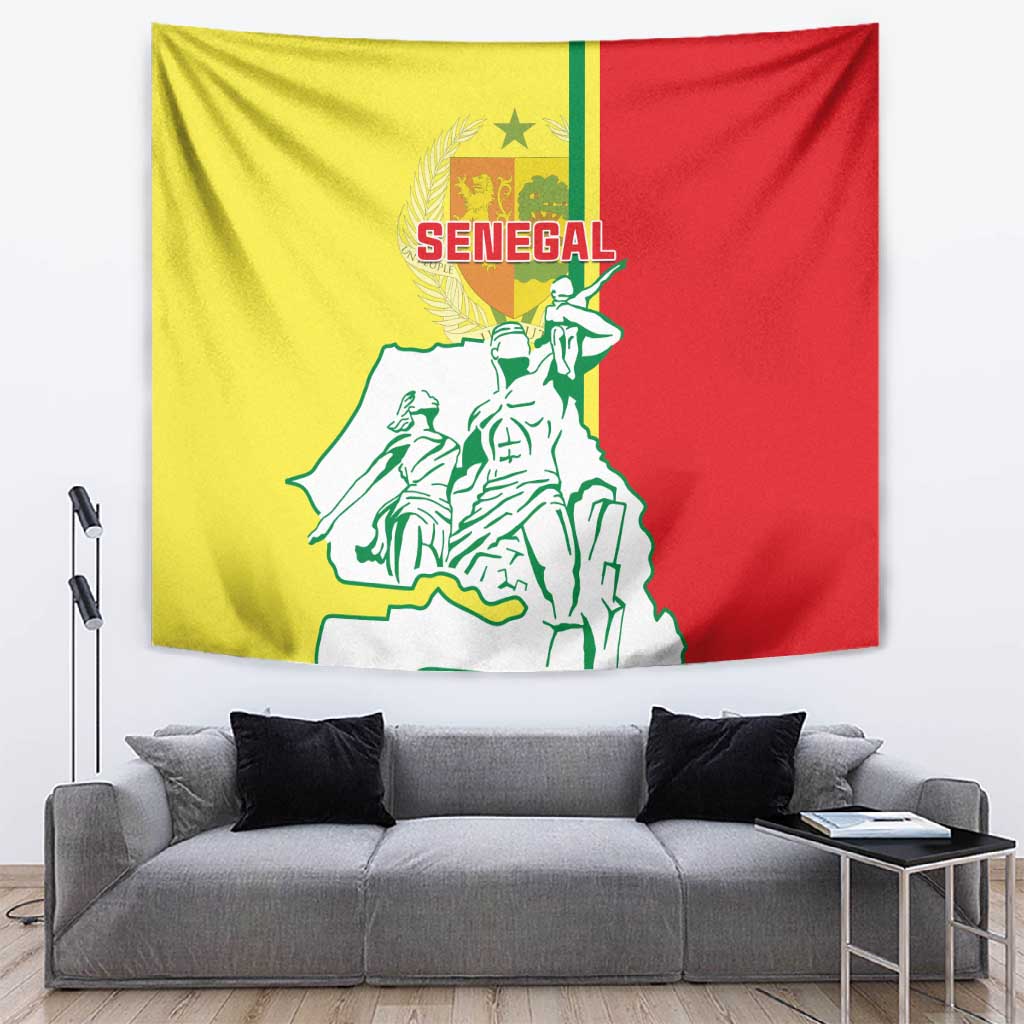 Senegal Independence Day Tapestry - Un Peuple, Un But, Une Foi, 64th Anniversary LT01
