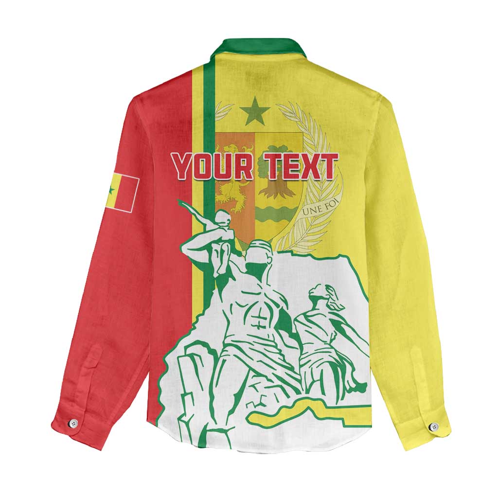 Senegal Independence Day Women Casual Shirt - Un Peuple, Un But, Une Foi, 64th Anniversary LT01